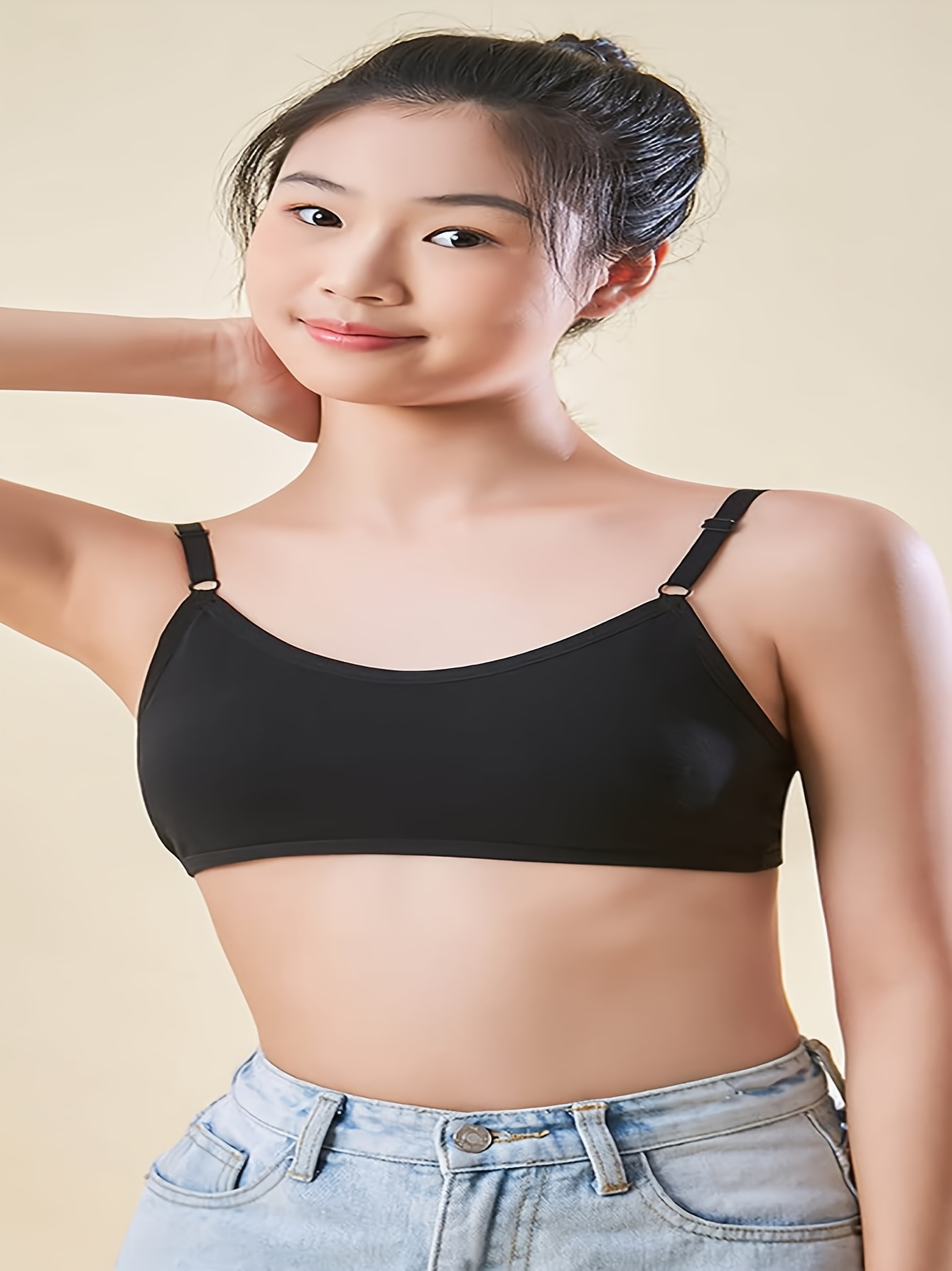 Tops Deportivos Para Adolescentes Paquetes Niñas Algodón Cami