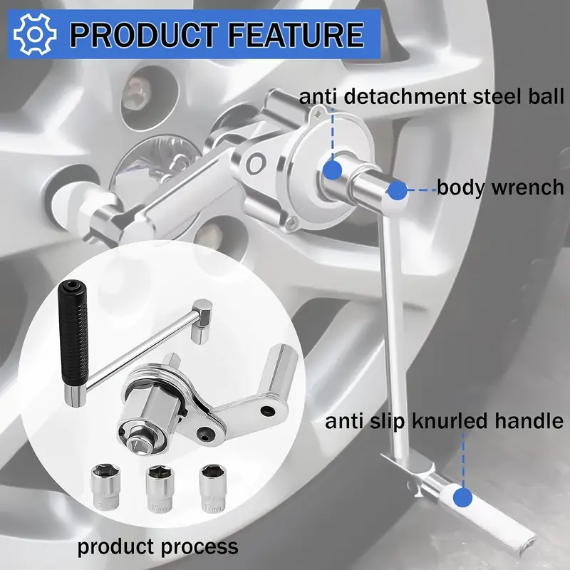 Top 3:1 Torque Multiplier Wrench - Heavy Duty Manual Car Truck Top 3:1 Torque Multiplier Wrench - Heavy Duty Manual Car Truck