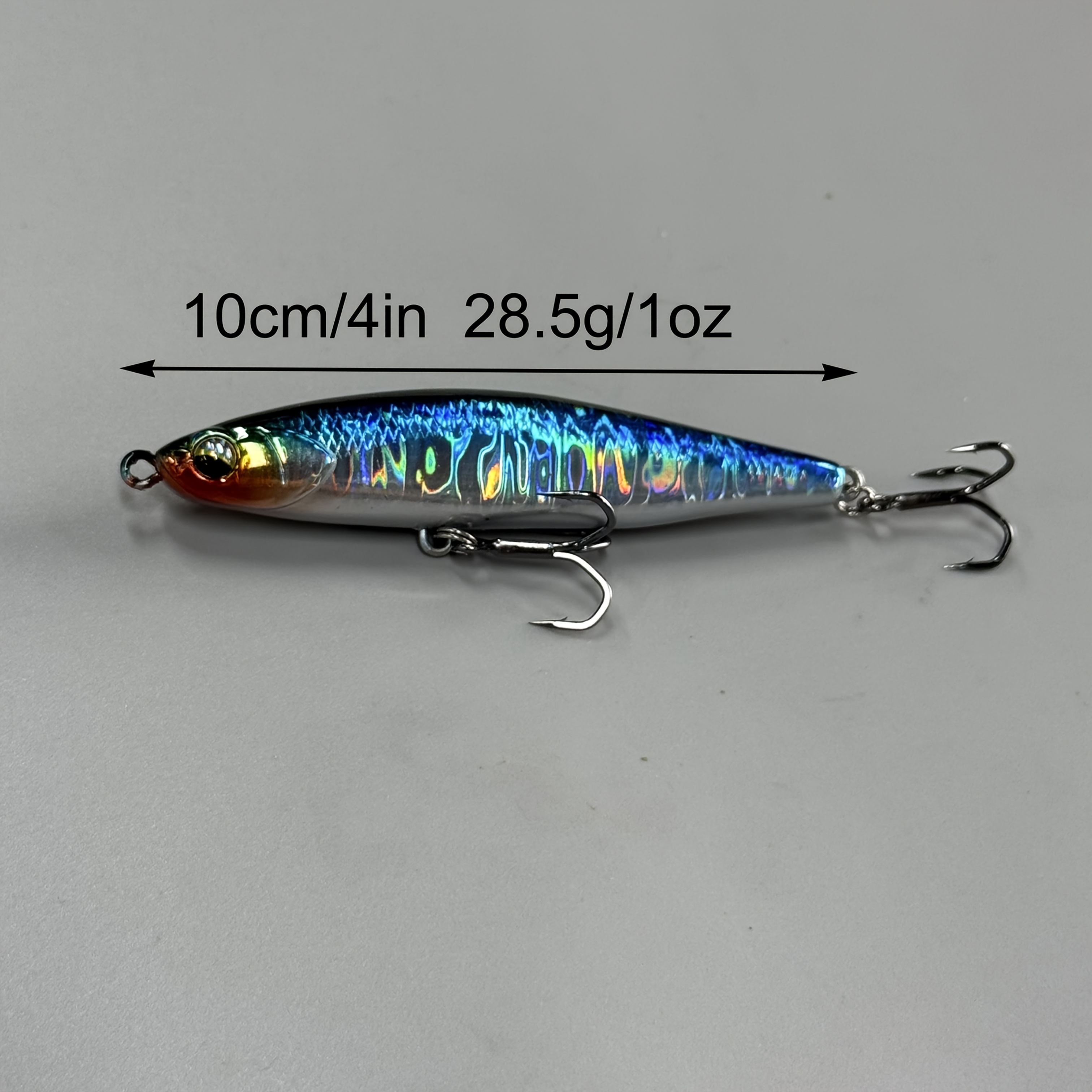 TEMU Crankbait de 10 cm y 28.5 g, lanzamiento largo, inmersión constante, peces grandes no pueden resistir, gran acción, lanzamientos lejanos,