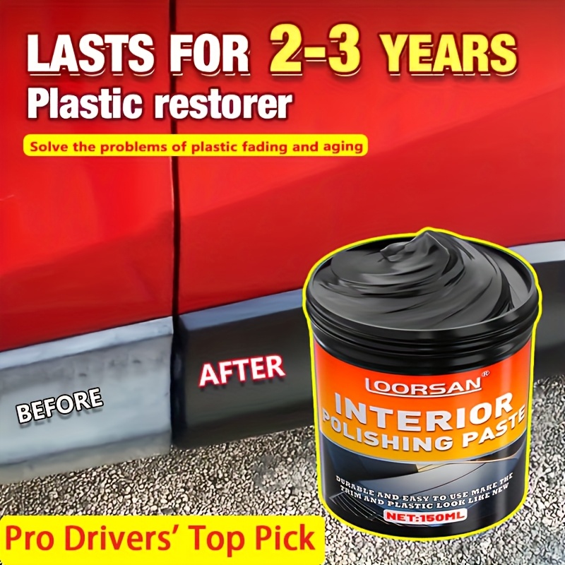 TEMU Loorsan Car Scratch Repair & Plastic Restorer-uv Protection, Anti-aging Formula, Faded Trim & Paint