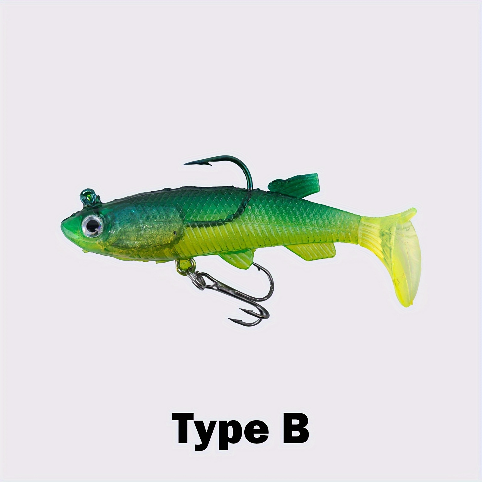  SHOWYEE Fishing Soft Lure, Pre-Rigged Jig Head Soft Paddle  Tail Swimbaits, Sinking Fishing Jigs Lures for Saltwater Freshwater, Trout  Crappie Pike Bass : Sports & Outdoors