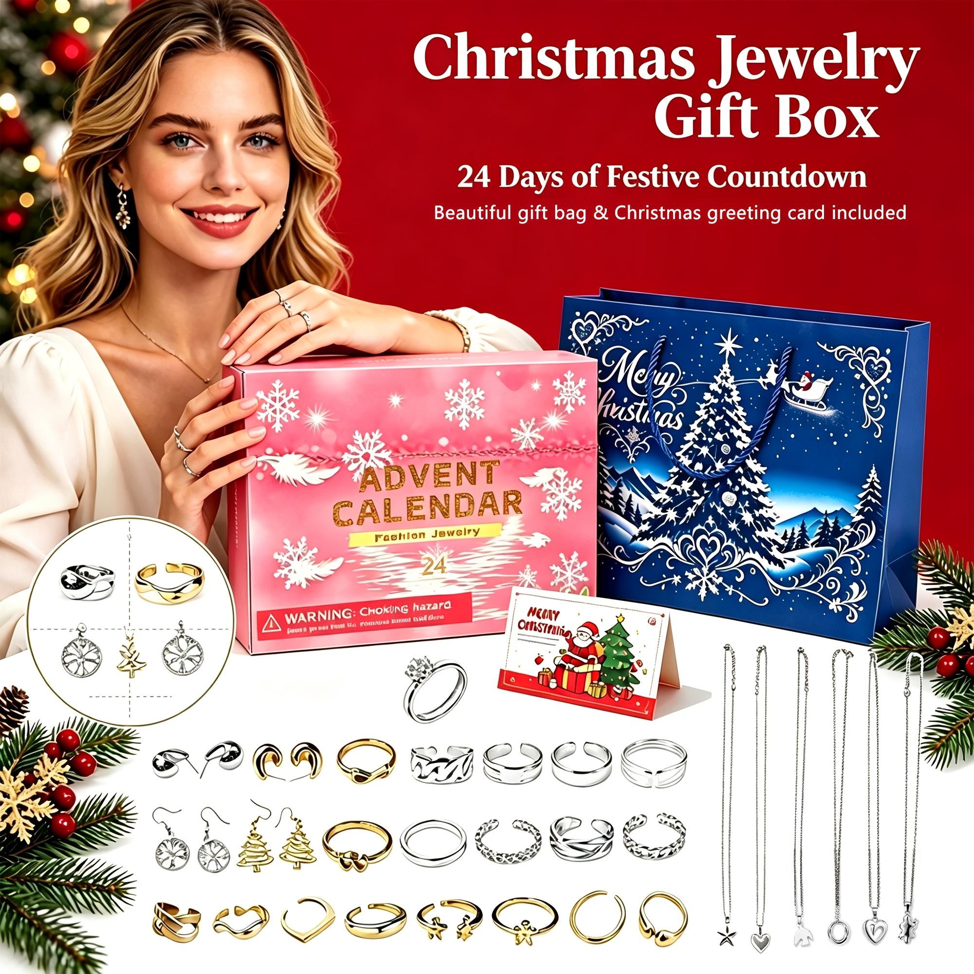 Christmas Advent Countdown Calendar, Multi-scene Gift