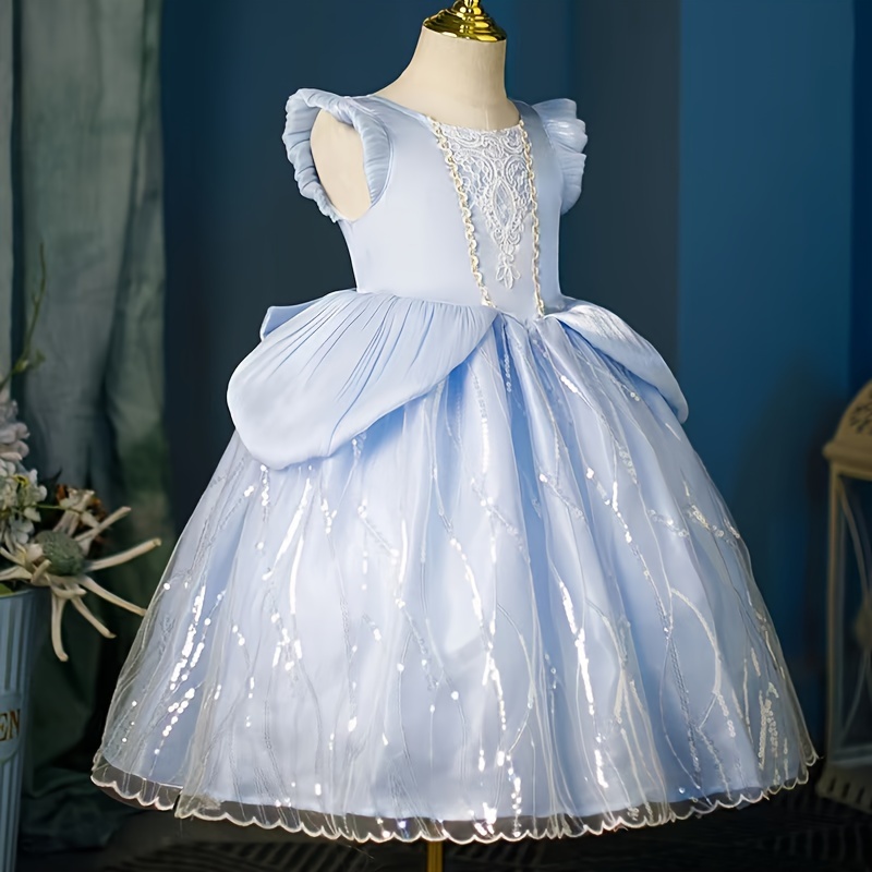 gorgeous girls sleeveless princess tutu dress bow - Temu Bahrain