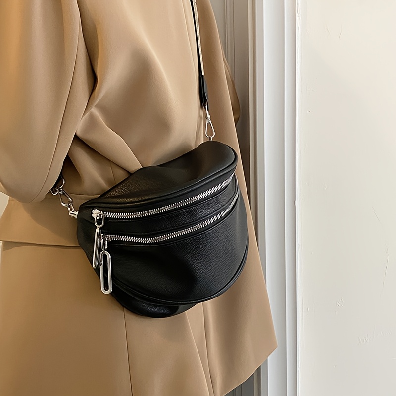 Image of Women's Middle-aged Ladies' Mother Bag Large Capacity Fashionable Casual Versatile Single Shoulder Wide Strap Crossbody Bag