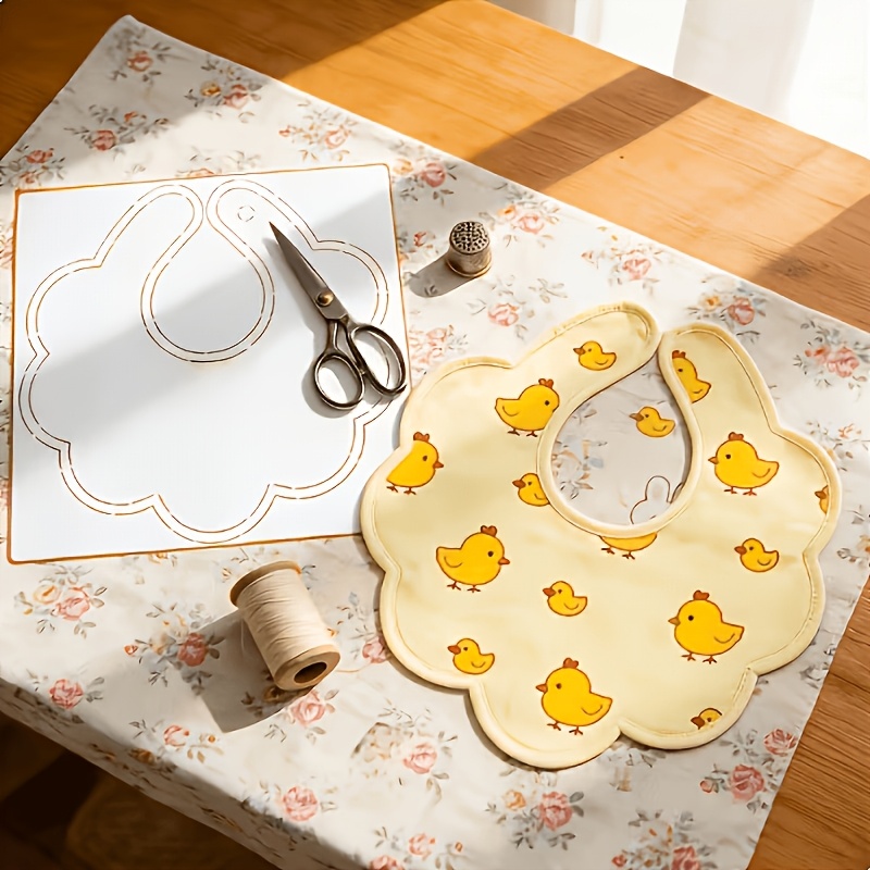 TEMU 1pc Reusable & Washable Pet Stencil Template - Suitable For Sewing, Quilting, Fabric Painting, Precision Cutting Board With Pet Sheet For Diy