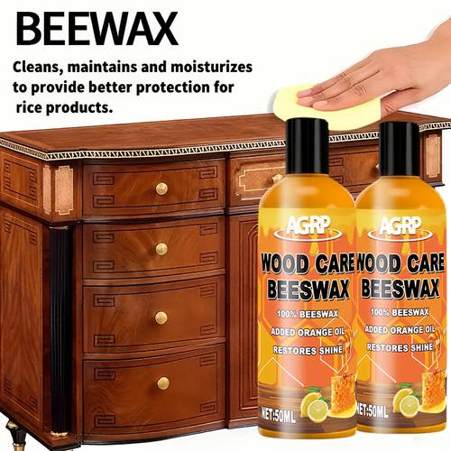premium natural beeswax wax bright polish cares for solid wood floors