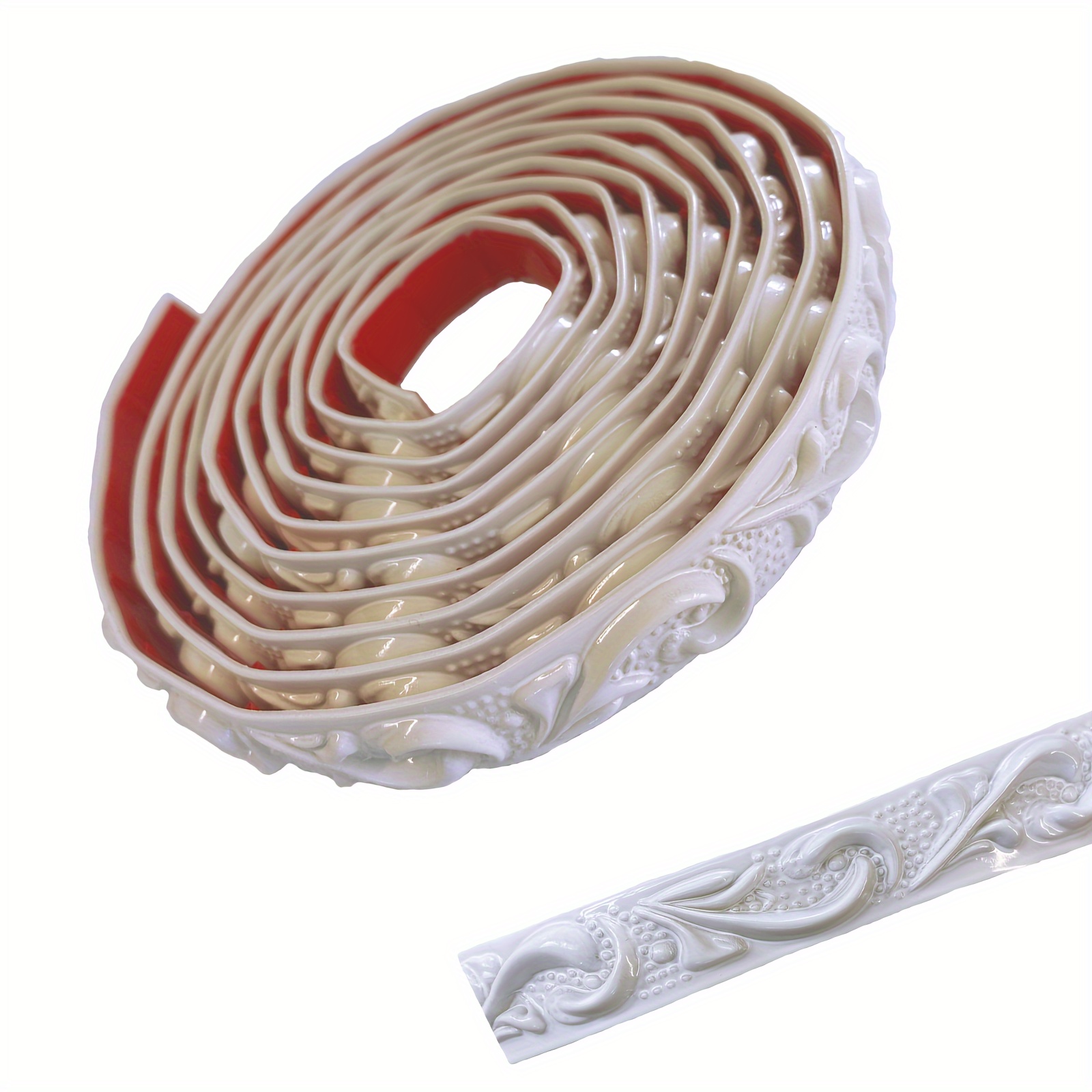 White Self-adhesive Decorative Strip
