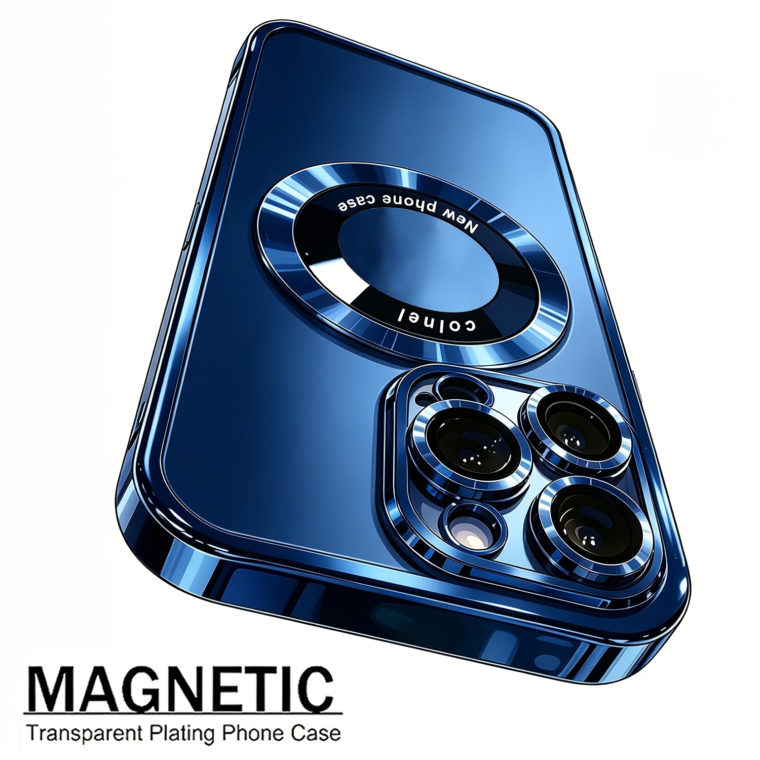 TEMU Phone Case: 3pcs [1 Phone Case With 2x Protectors] For Iphone 17 Pro Max, 17 Pro, Air, 17, 16e, 16, 15, 14, 13, 12, 11 Pro Max Magnetic