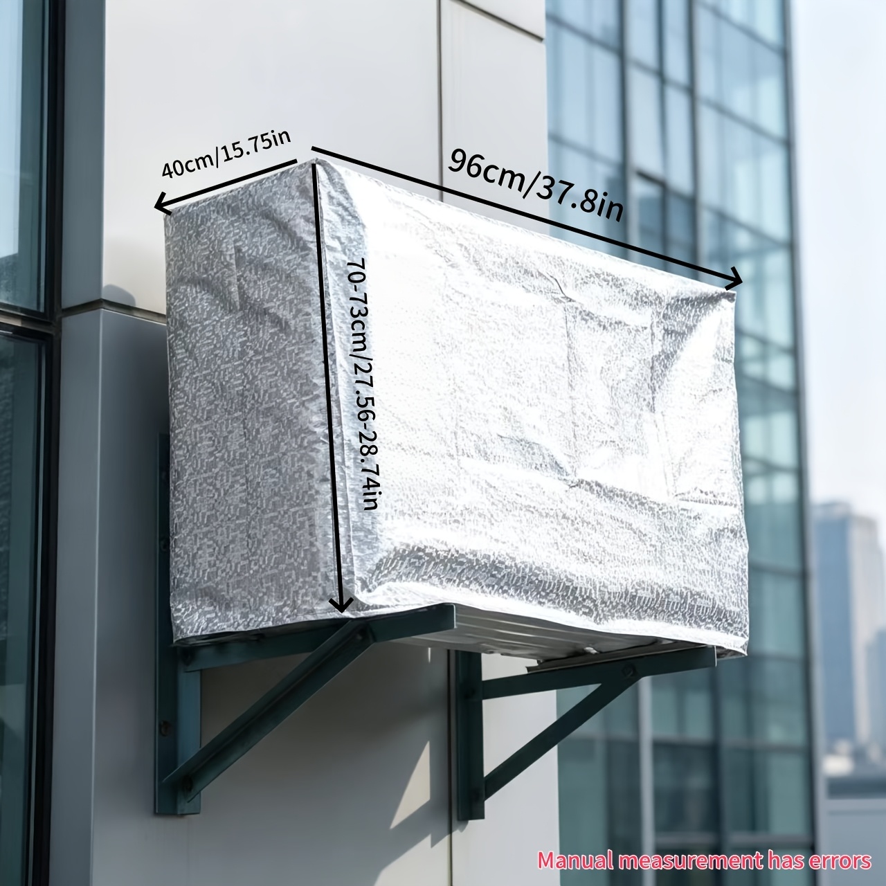 TEMU Outdoor Air Conditioner Cover, Dustproof Full-coverage Protective Cover For Outdoor Units, And Practical For Home Use