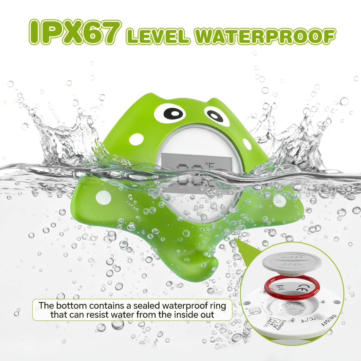 Floating bath thermometer product view