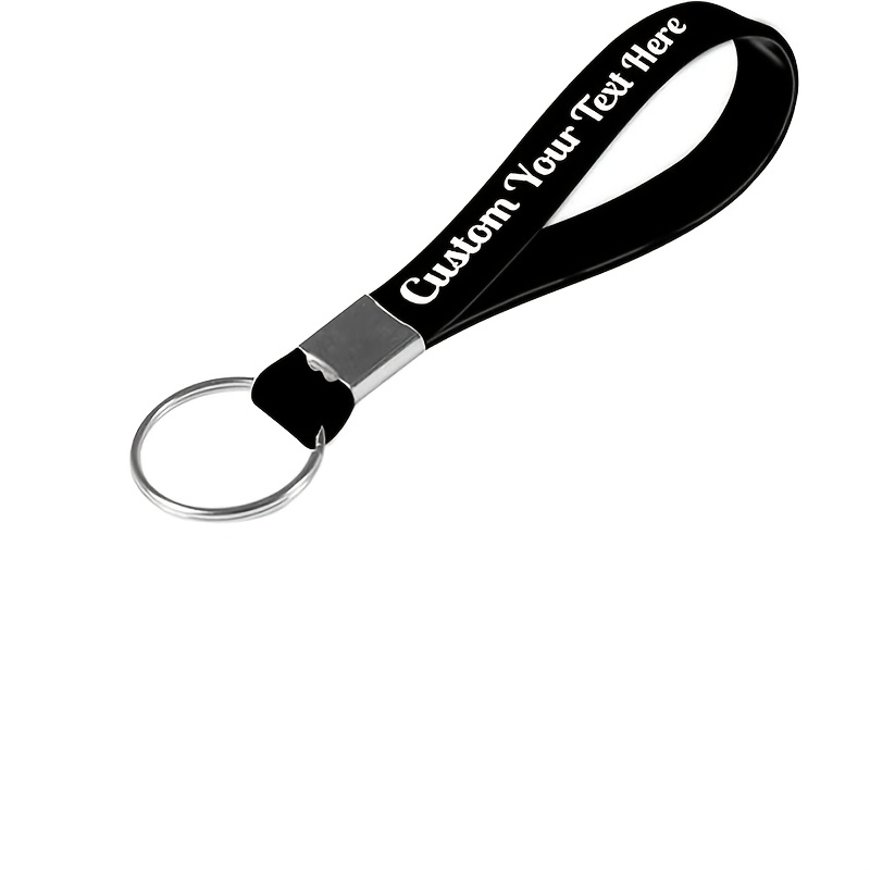 item picture 10pcs customizable silicone keychains ideal for birthday parties corporate events motivational messages weddings anniversaries thanksgiving christmas