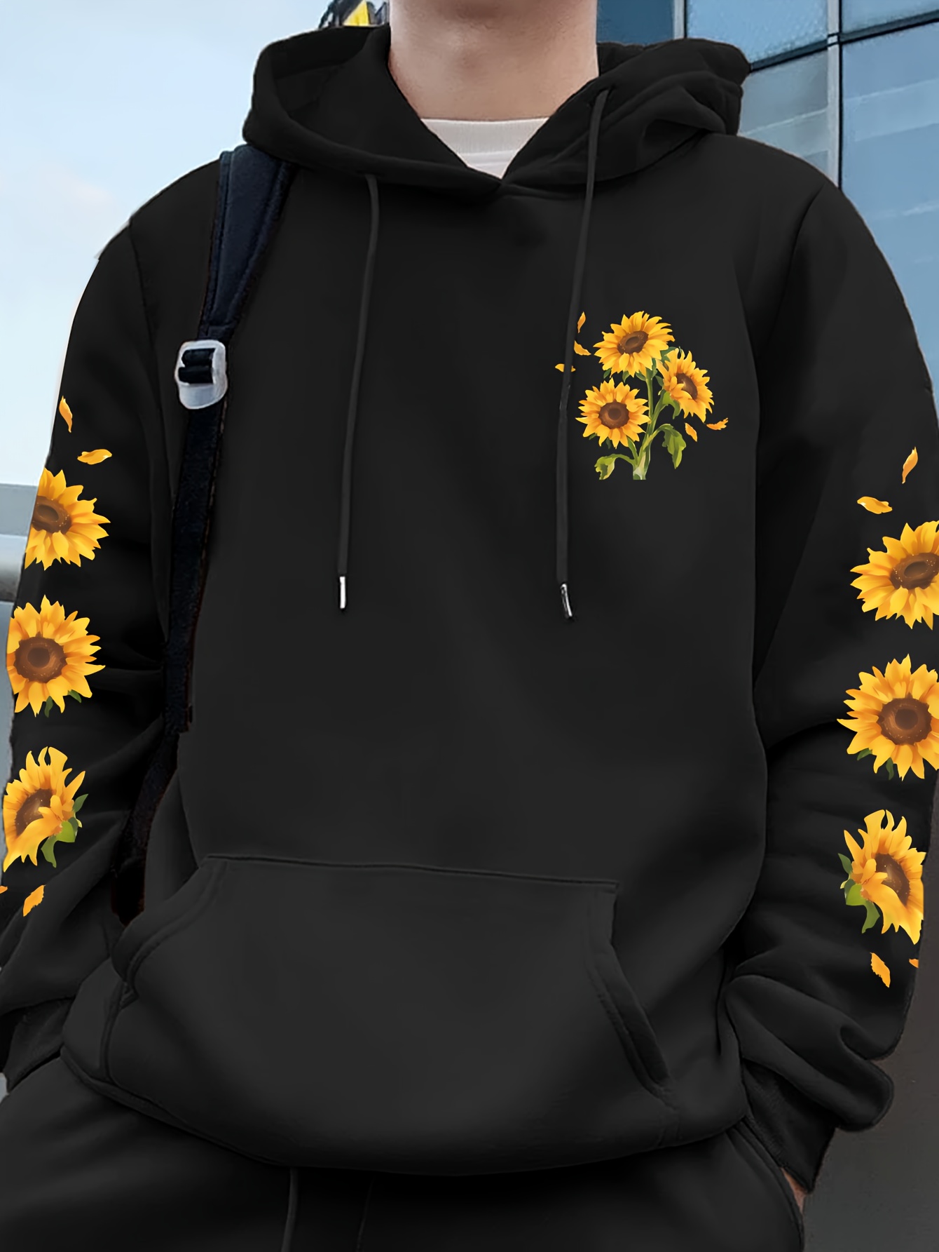 Sunflower Hoodie - Temu