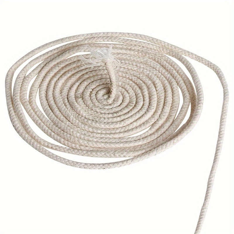 

Gdgdsy Oil Lamp Wick Replacement 5mm - 82ft Round Braided Cotton Wicks For Alcohol Lamps, Candles - Versatile Diy Candle Making Supplies, 25m Length Pack