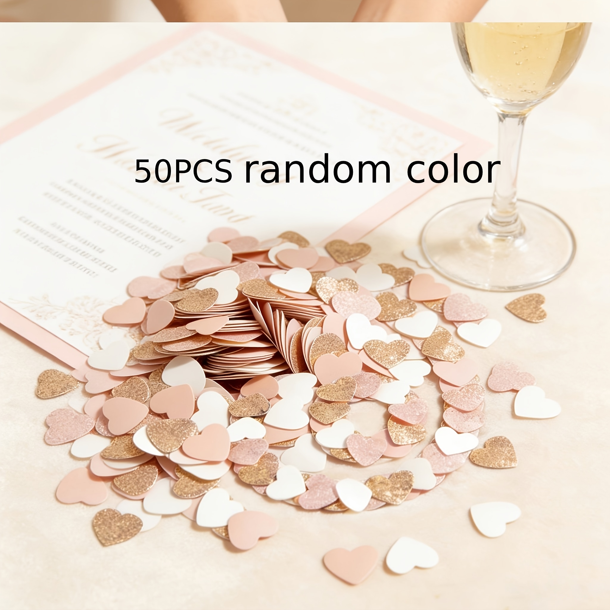 TEMU 50pcs de Papel Multicolor de , Papel Delgado Premium Aleatorio de , Suministros para en de Espuma, Noviazgo, Adecuado para de San Valentín, de