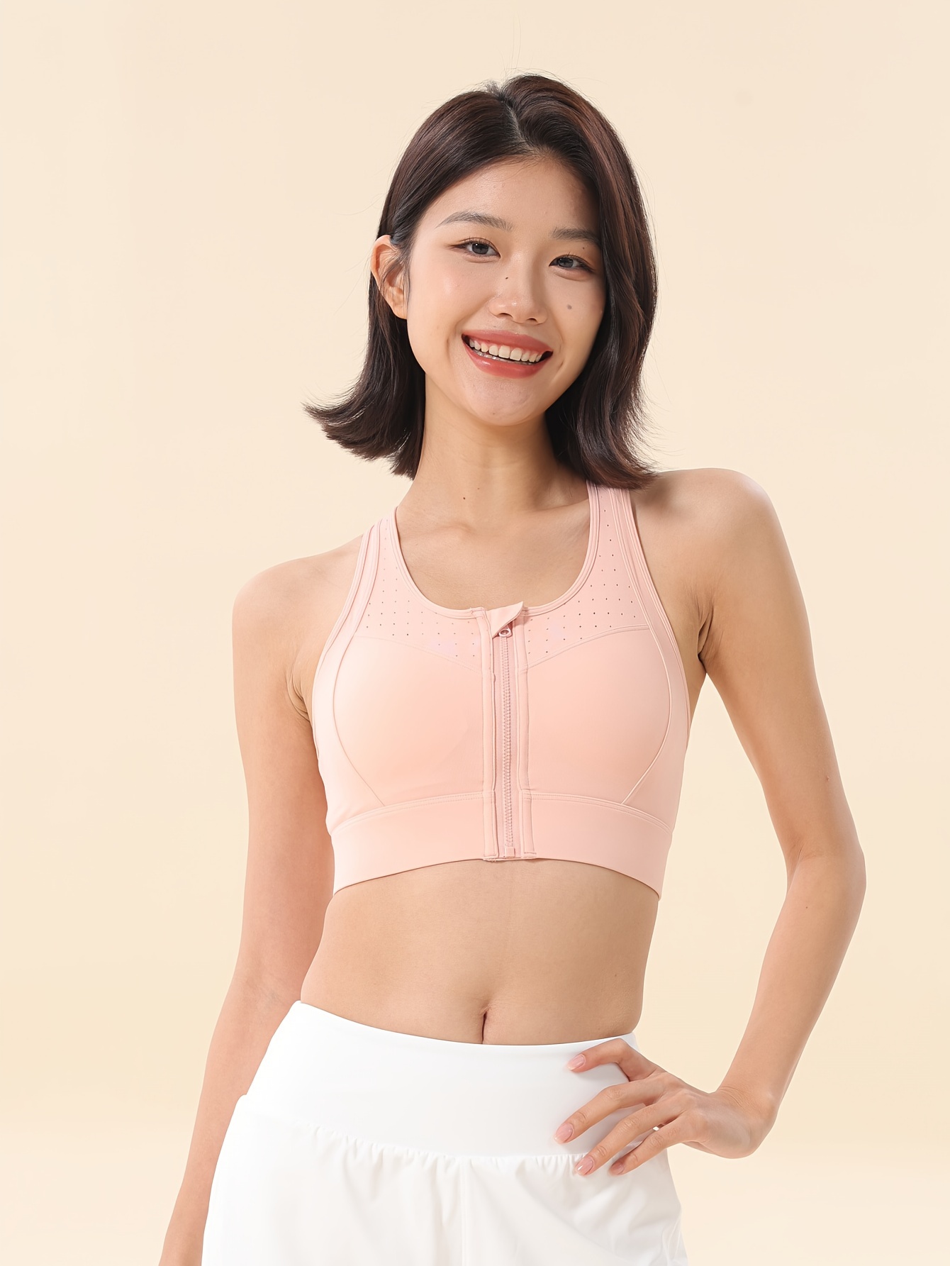 361 Women's Yoga Sports Bra Wide Shoulder Straps Racerback Temu Australia