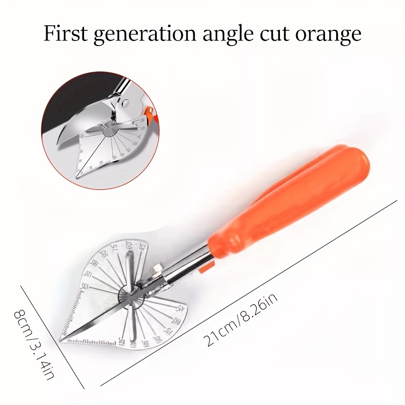 Versatile Woodworking Scissors With 45° & 90° - Polished Steel, No-assembly Required, For Precise U Edge Sealing & Bar Cutting, Woodworking Tools
