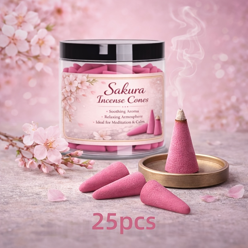 Image of Incense Cones, An Elegant Product, Are Hand-pressed And Shaped With , A Genuine And Natural Texture. When Lit, Produce No Odor, Making Them Ideal For Home Purification