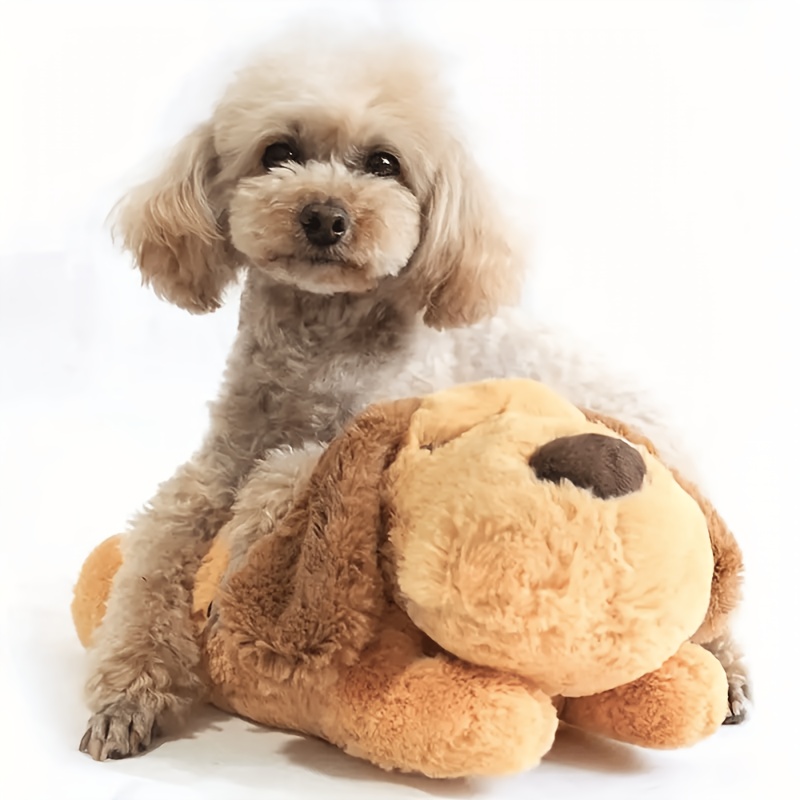 

Plush Dog Toy With Soothing Heartbeat, & , Soft Comfortable Pet Plaything For All Breed Sizes