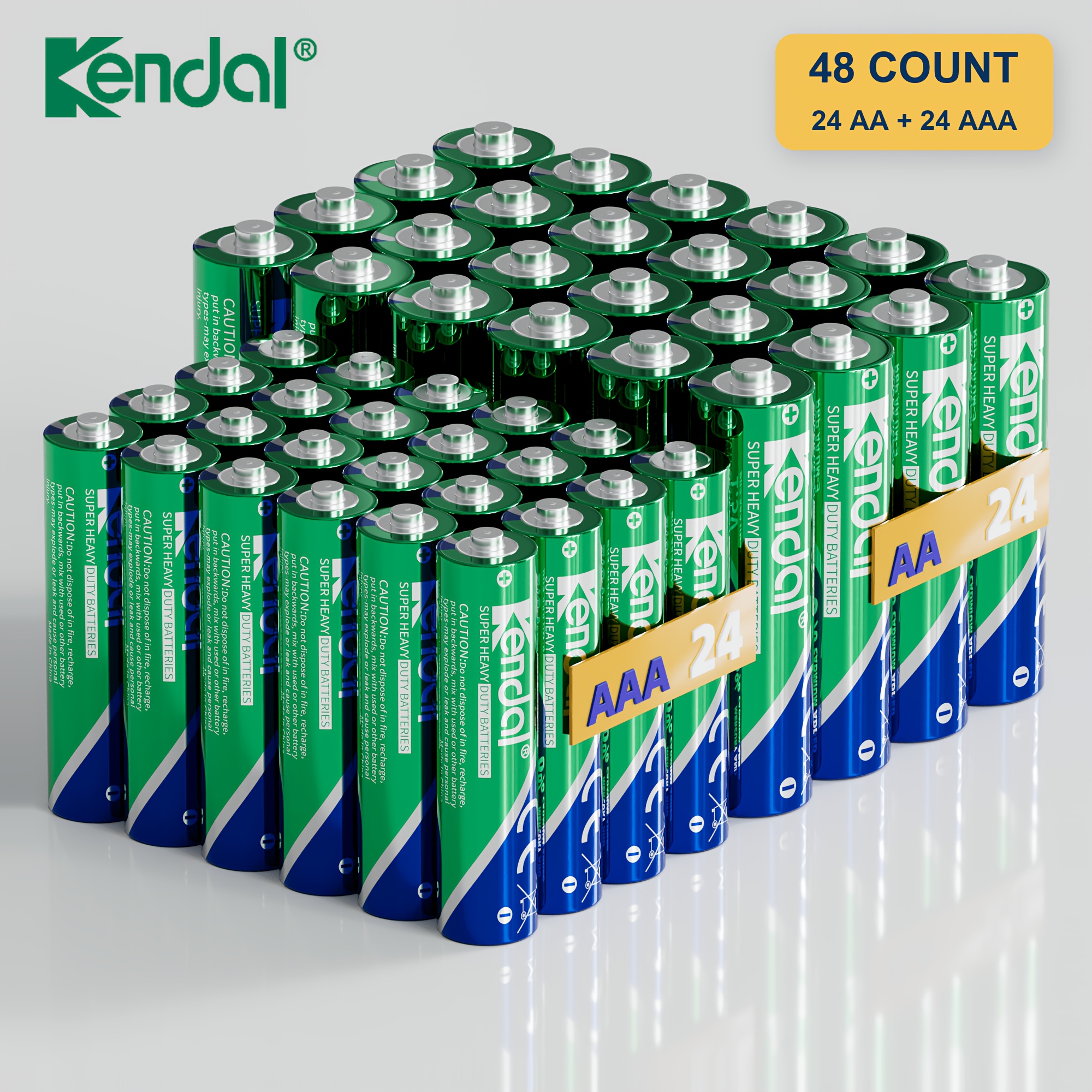 TEMU 48-count Aa And Aaa 1.5v Batteries, Factory- Pack - Choose Long-lasting With 10-year And -brand Or Duty Carbon , Aa And Aaa Remotes, Toys,
