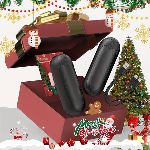 un scaldamani magnetico ricaricabile via usb, con riscaldamento su i lati, tre impostazioni di e progettato per la portabilità, come regalo di natale e per attività allaperto pesca e il campeggio.