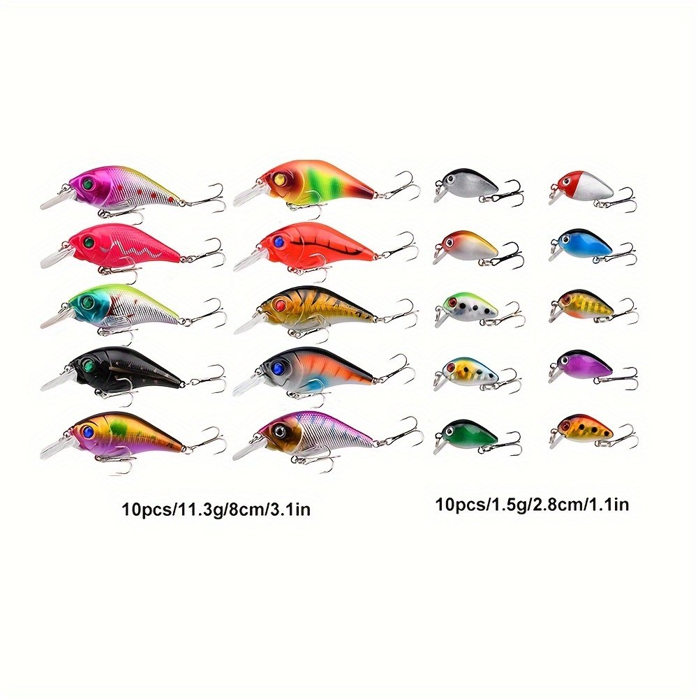 Fishing Lure Set Mixed Styles Fishing Baits Bass Outdoor - Temu