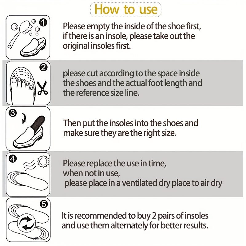 2pcs/pair Silicone Shock-absorbing Insoles PU Insoles Gel Insoles