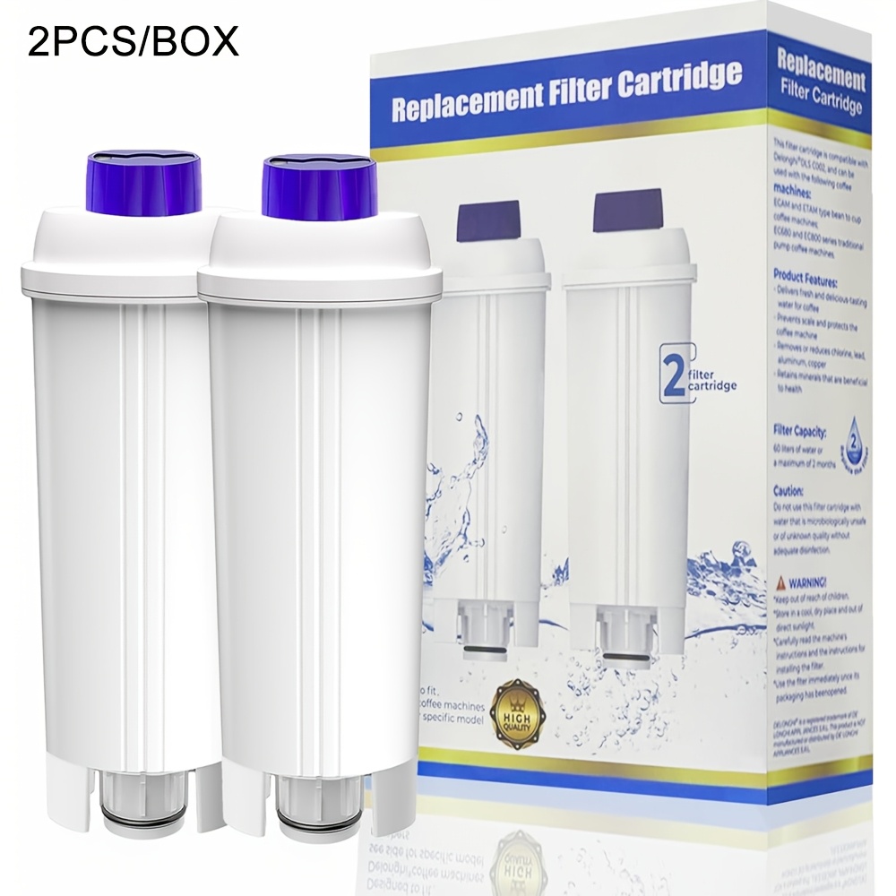 

1/2/4pcs Dlsc002 Water Filter Compatible With Delonghi Coffee Machines Activated Carbon Softener For 5513292811 Ecam, Esam, , Bco410, Bco420, Ec680, Ec800, Cfl-950, Ser3017