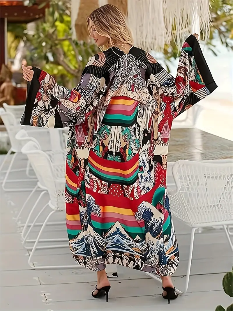 stunning kimono bathrobe casual loose fit - Temu stunning kimono bathrobe casual loose fit - Temu