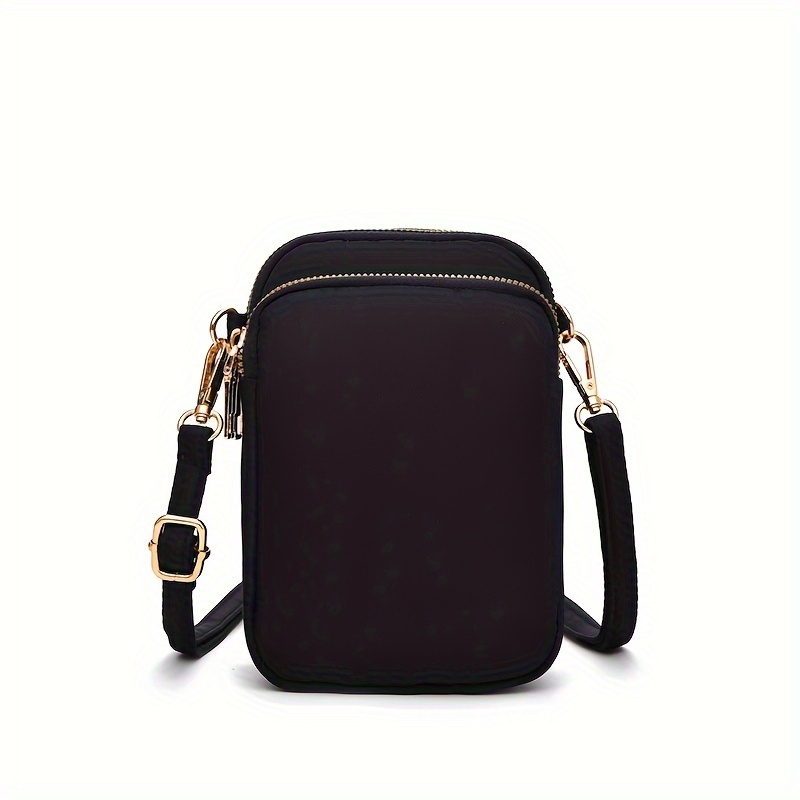 TEMU Crossbody Bag For Women - Durable Cloth, Zip Closure, Fashionable