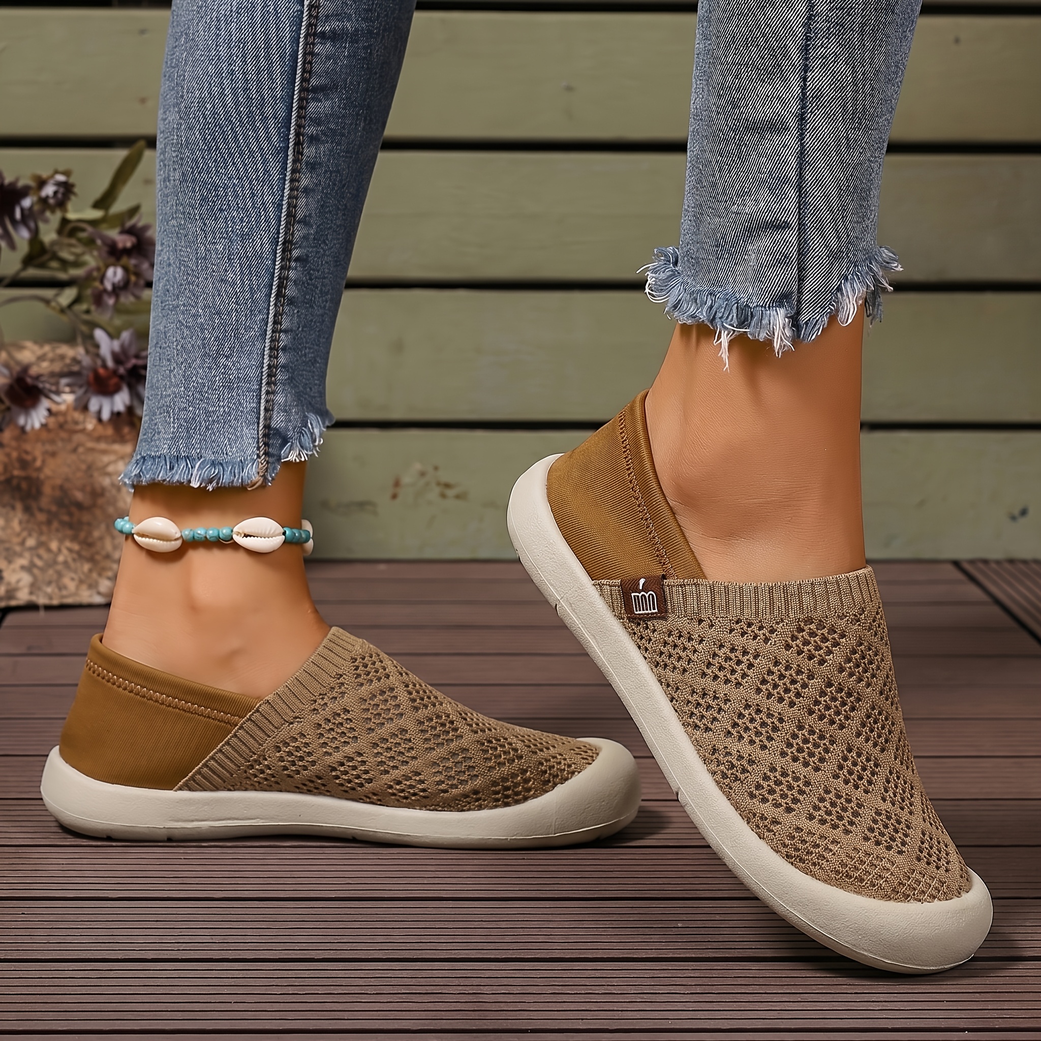 new womens round toe sneakers soft sole non slip slip   shoes summer lightweight breathable comfortable student shoes women shoes details 3