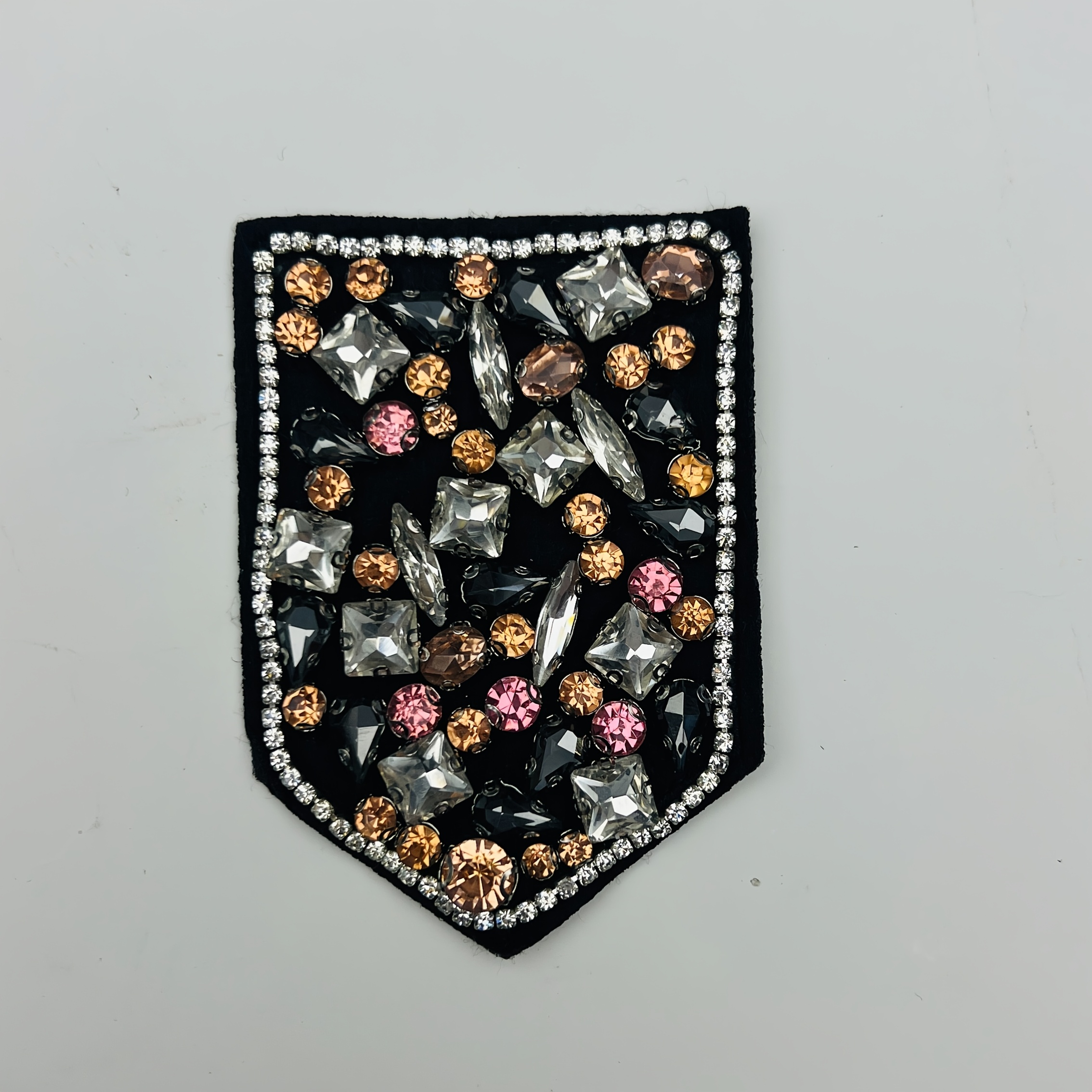 Glass Diamond Shield-shaped Patch