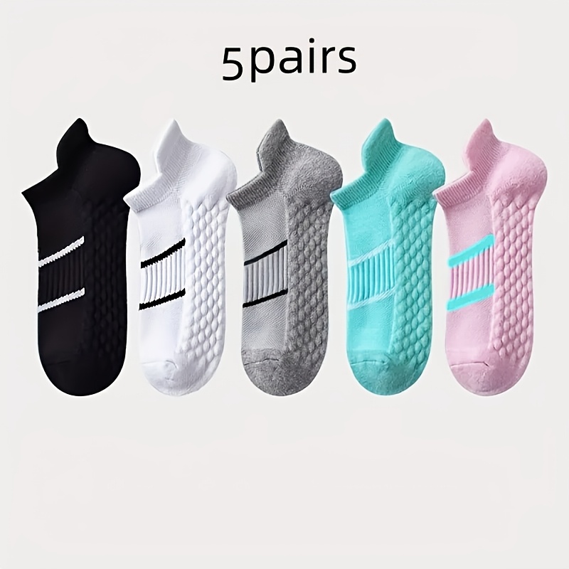 TEMU Paquete de 5 Calcetines Deportivos Unisex para , Verano y Otoño