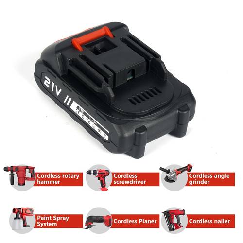 Batería de de litio de 21V compatible con taladros, motoserras y desbrozadoras Makita - Recambio recargable capacidad para herramientas eléctricas inalámbricas, batería de plástico para taladros de la serie Makita, equipos de exterior y herramientas de jardín