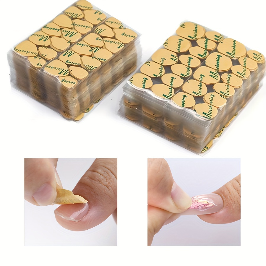 

2/4pcs Nail Art Strong Adhesive Nail Jelly Adhesive Nail Art Jelly Adhesive Double Adhesive Waterproof Double-sided Adhesive For Wearing Nail