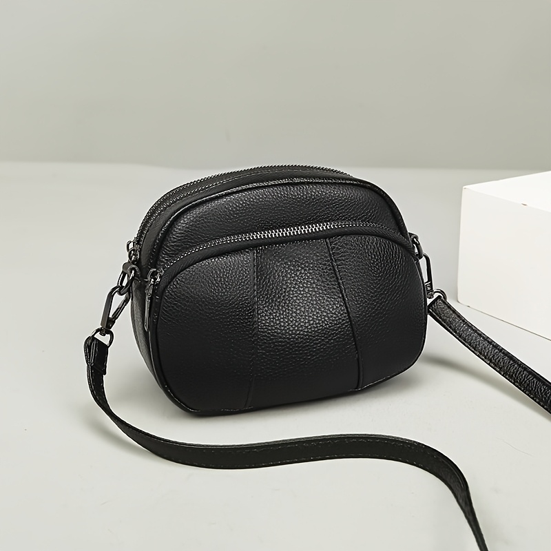 womens genuine genuine leather crossbody bag detachable - Temu Canada