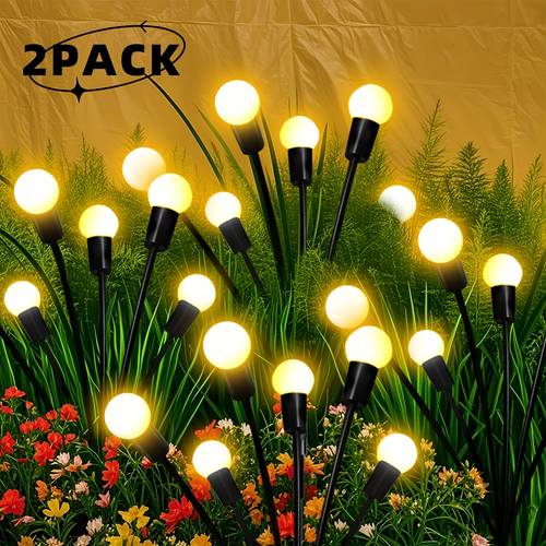 set de 2, fiecare șirag cu 10/6 led-uri, lumini solare de curte, lumini de grădină, , lumini tip care se balansează în vânt, foarte potrivite pentru gazon, cadouri de crăciun, petreceri, lumini decorative pentru de nuntă