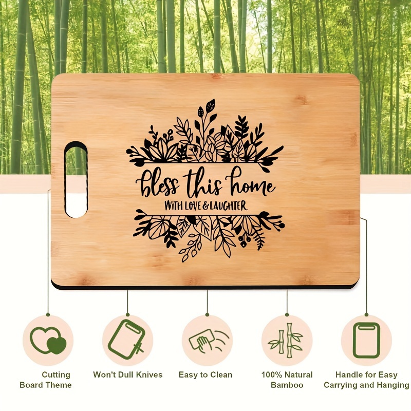 Chopping Board Bamboo Cutting Board Engraving - Temu