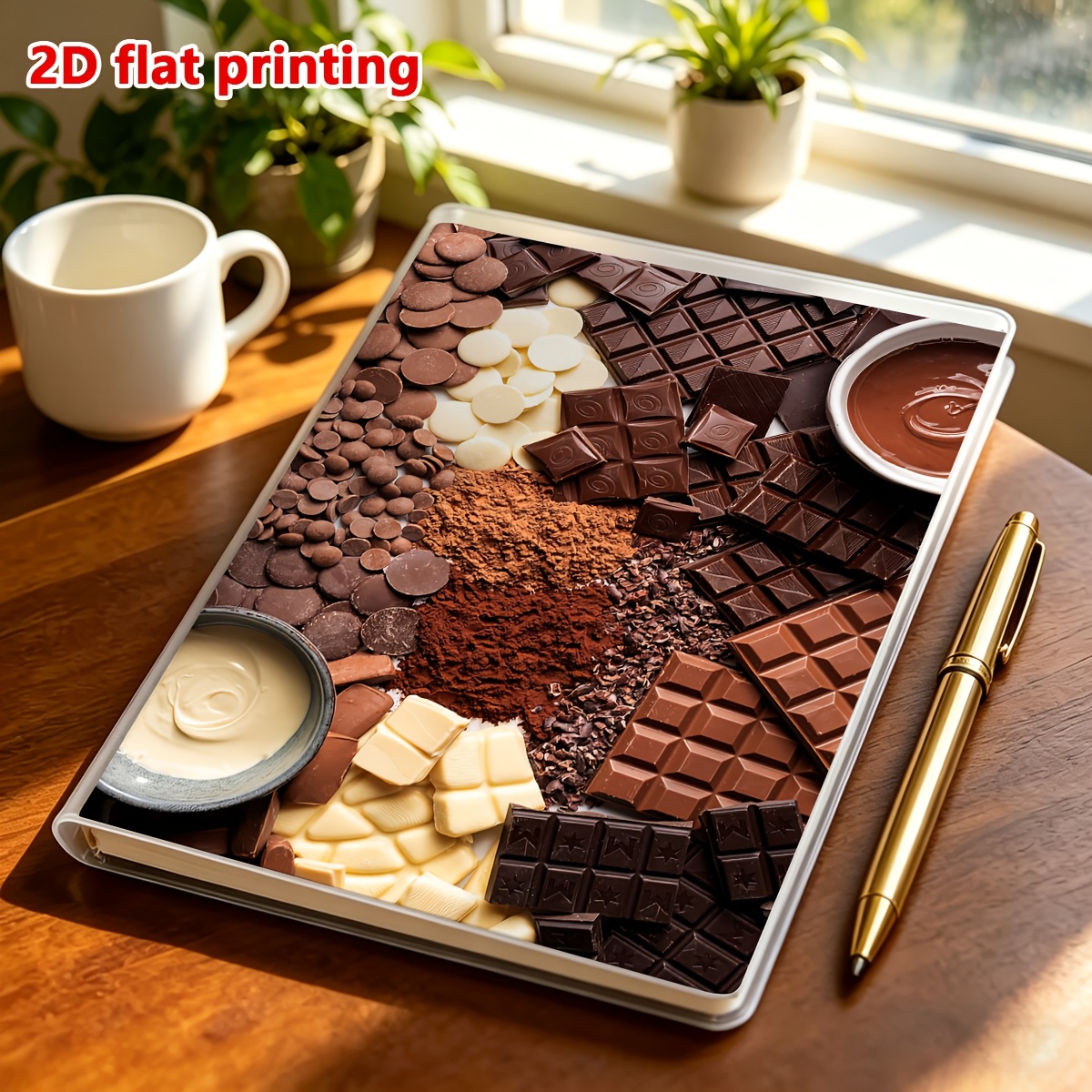 chocolate notebook sold on Temu United States