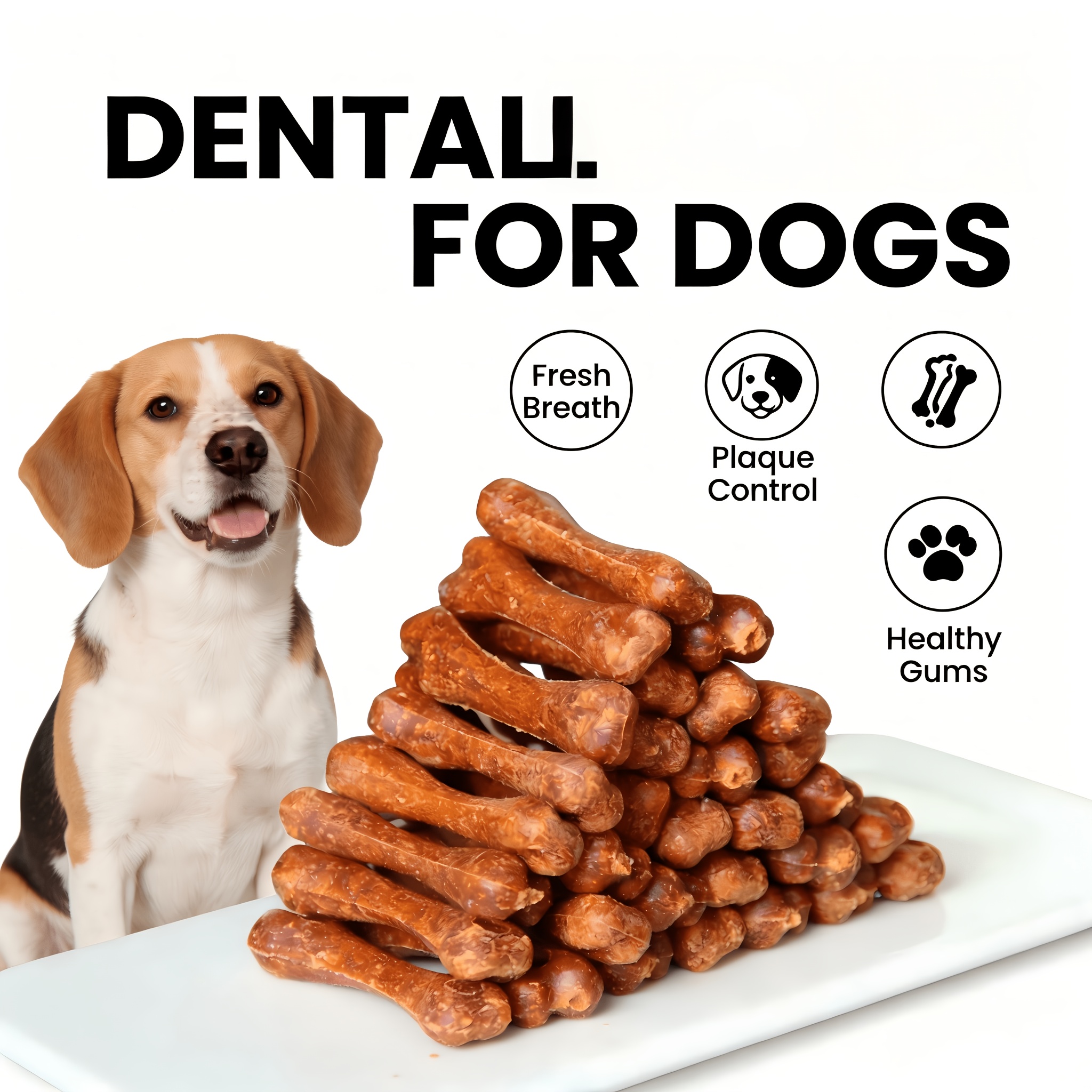 Dog Bone Toy - a Durable Training Reward Suitable for Small, Medium, And Large Dog Breeds, Designed for Dogs Who Love to Chew And Pet Chew Toys - [Item No. 3XBC/A-40PCSSCK]