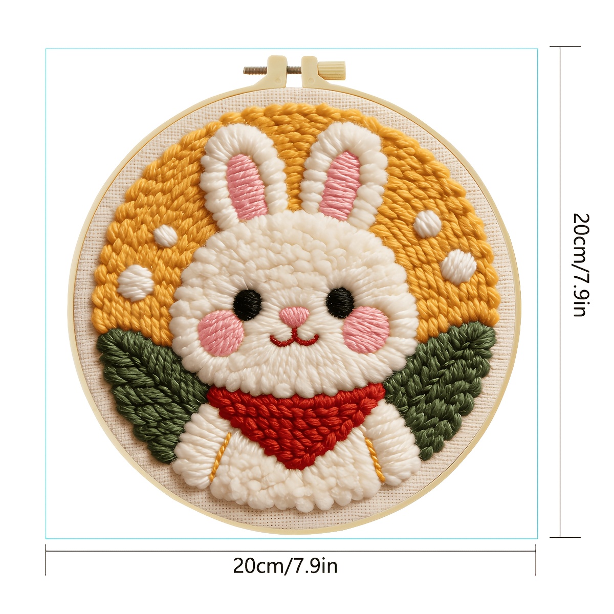 DIY Pierced Needle Embroidery Set for Beginners