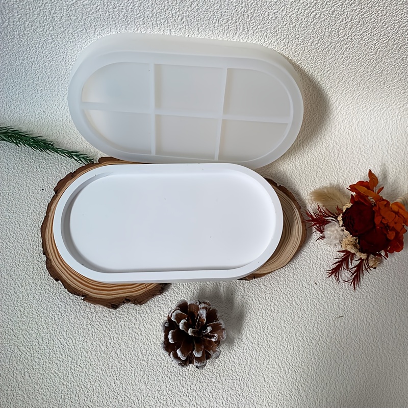 Moule En Silicone Pour Plateau Ovale, Moule En Silicone Pour