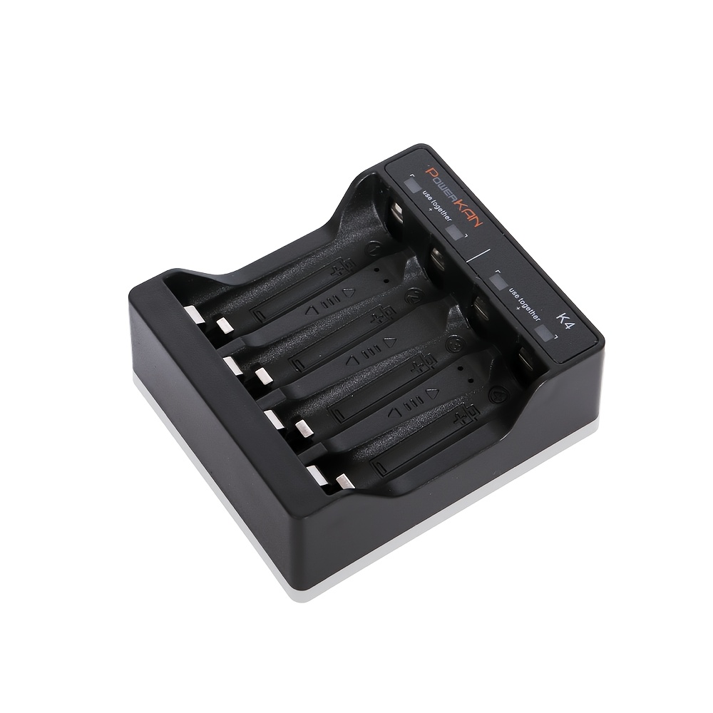 TEMU Powerkan 1.2v Ni-mh Battery Charger, Usb Led Charger, Can Charge 2/4 Aa Aaa 1.2v Ni-mh Rechargeable Batteries Respectively (batteries Not