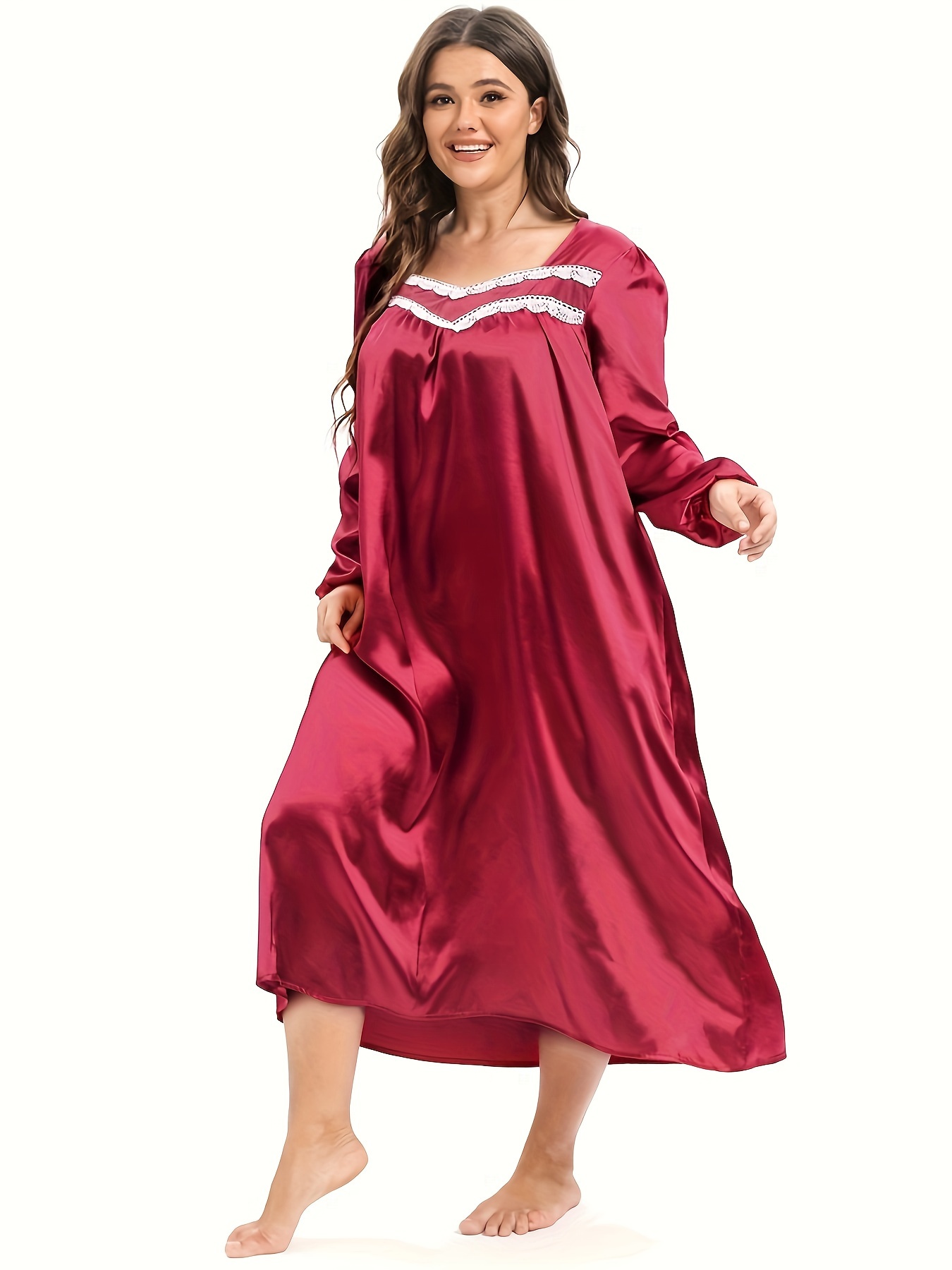 chinese dress ladies Soft Sky Lily Night Gown Xs