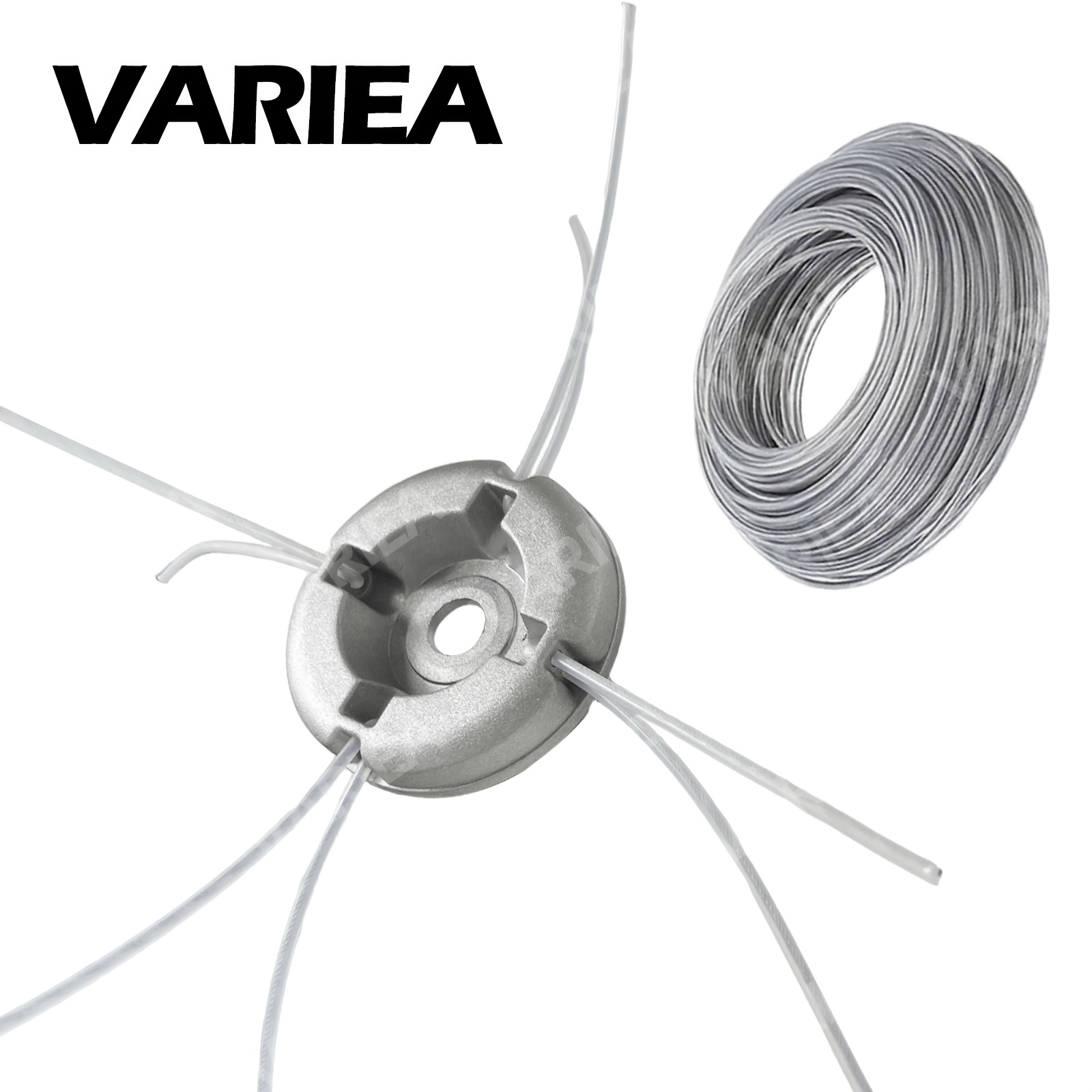 E-shop VARIEA - Universal Rasentrimmerkopf aus Aluminiumlegierung, Gras Trimmen Kopf, Universal Fadensägen Scheibe, Inklusive 16.4 Fuß Nylonfaden.
