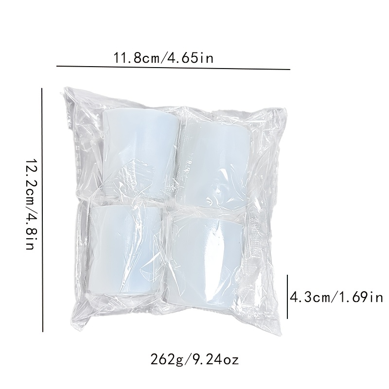 TEMU Moule en silicone ours 4 pièces, moule en silicone d'ours pour bricolage, pour bougies, savon, S, moulage de résine époxy, silicone
