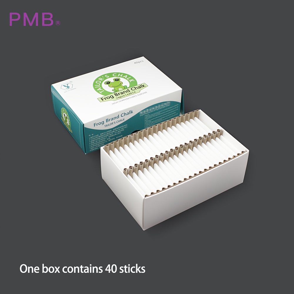 TEMU 40pcs White High-temperature Marking Pencils Set, Suitable For And Clothing Patterns, High Hardness, Wear-resistant, Does Not Stain Hands, Easy