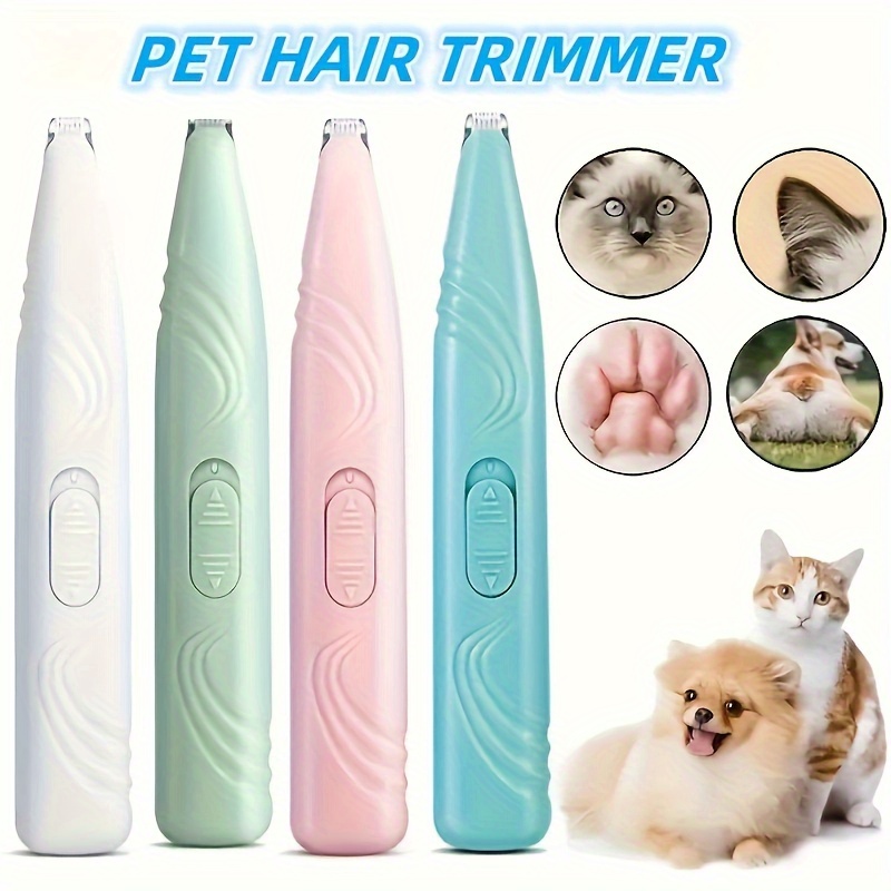 

Paw Trimmer For Grooming, Cordless Electric Small Pet Grooming Clippers Hair Trimmer For Dogs Cats, For Trimming Pet's Hair Around Paws, Eyes, Ears, Face,