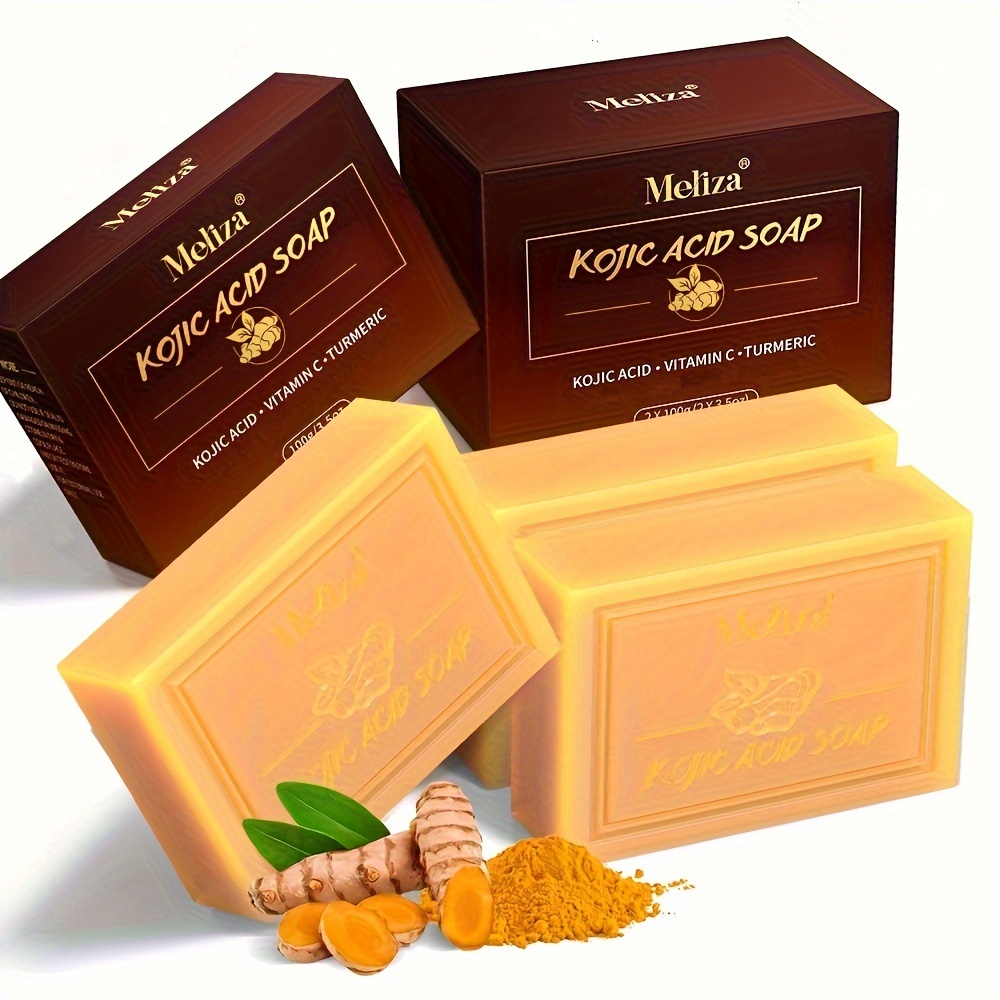 

Kojic Acid Soap Turmeric Soap For And Body Bath Soap Moisturizing Even Out Tone Vitamins C Soap For Blackheads, Reduces The Look Of Age Spots