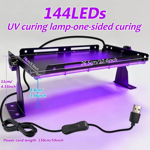 high angle resin curing lamp single sided double sided curing more uniform curing method more perfect resin crafts with 144 96pcs lamp beads high wattage for strong effect usb plug