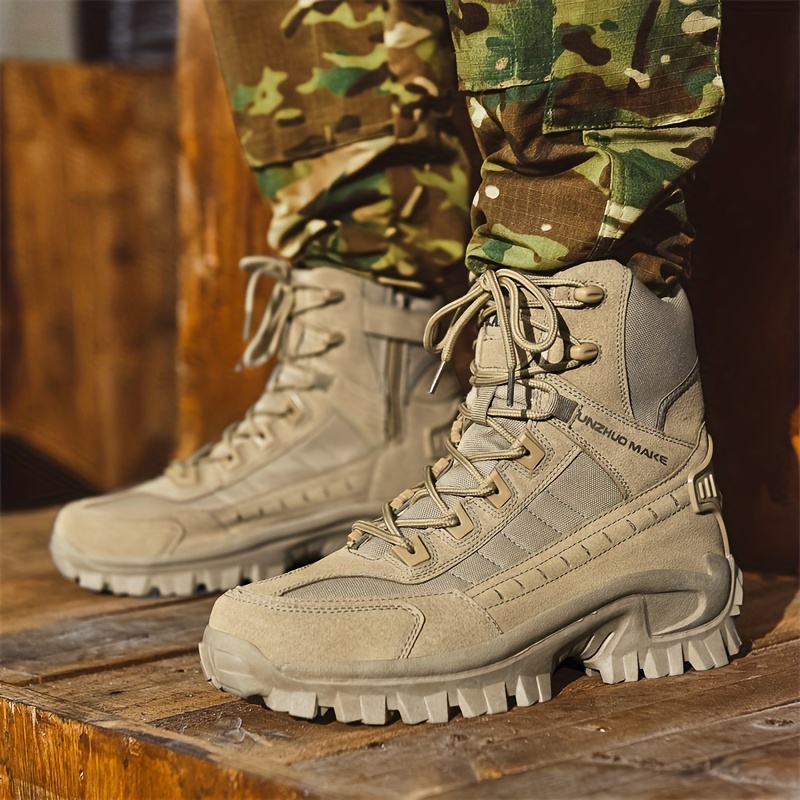 Combate Swat EUA calçado militar dos Homens de Cor do Deserto